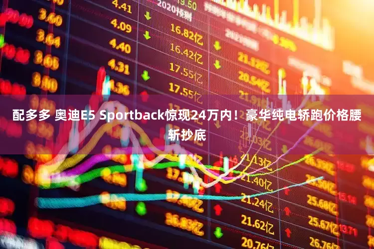 配多多 奥迪E5 Sportback惊现24万内！豪华纯电轿跑价格腰斩抄底