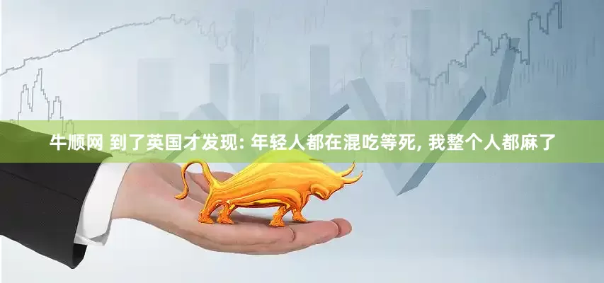 牛顺网 到了英国才发现: 年轻人都在混吃等死, 我整个人都麻了
